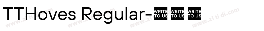 TTHoves Regular字体转换